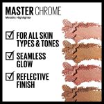 Maybelline Master Chrome Metallic Highlighter Powder, Molten Gold, 1 Count - Image 3